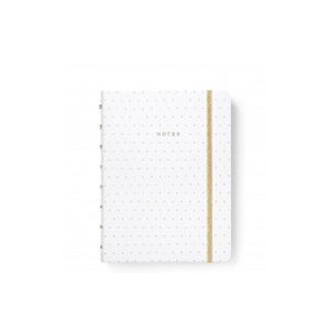 Filofax Notebook Moonlight A5 Bílá
