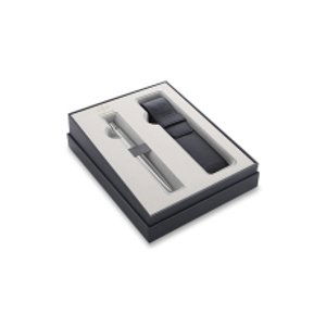 Parker Jotter XL Monochrome Stainless Steel CT sada kuličkového pera s pouzdrem 1502/1552756