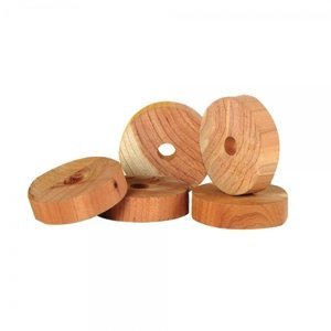 Kroužky z cedrového dřeva proti molům 12 ks