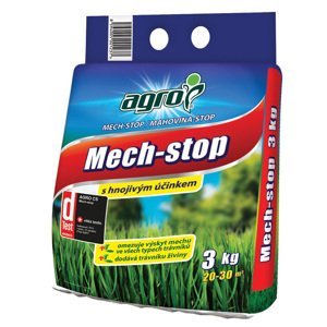 Agro CS MECH-STOP přípravek na likvidaci mechu v trávníku 3kg