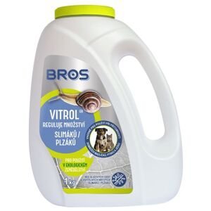 Bros - VITROL na slimáky 1kg Bezpečný pro domácí mazlíčky, ptáky a ježky