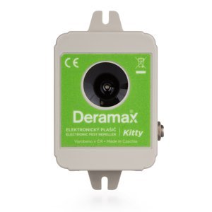 Deramax Kitty - ultrazvukový plašič koček a psů na 700 m2