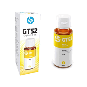 HP GT52 Yellow Original Ink Bottle, M0H56AE