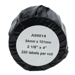 Tonery Náplně Kompatibilní etikety s Dymo 99014, 54mm x 101mm, bílé, role