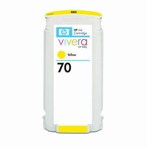 Tonery Náplně HP Inkoustová cartridge HP Designjet Z3100, Z2100, C9454A, žlutá, No. 70, 130 ml, O