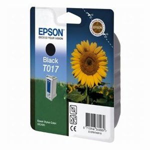 Tonery Náplně Inkoustová cartridge Epson Stylus Color 680, 685, C13T017401, černá, 1*17ml, 600