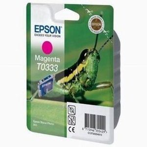 Tonery Náplně Epson T0333, C13T03334010 (purpurová) - originální