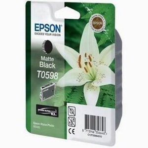 Tonery Náplně Inkoustová cartridge Epson Stylus Photo R2400, C13T059840, matte černá, 1*13ml,