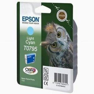 Tonery Náplně Zásobník Epson T0795, C13T07954010 (Světle azurová)