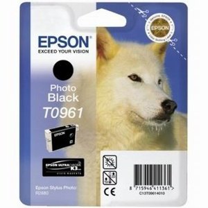 Tonery Náplně Inkoustová cartridge Epson Stylus Photo R2880, C13T09614010, foto černá, 1*13ml,