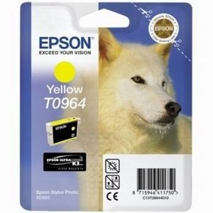 Tonery Náplně Inkoustová cartridge Epson Stylus Photo R2880, C13T09644010, žlutá, 1*13ml, O