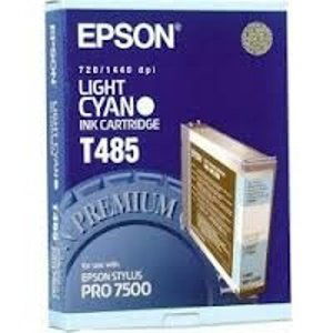 Tonery Náplně Zásobník Epson T485, C13T485011 (Světle azurový)