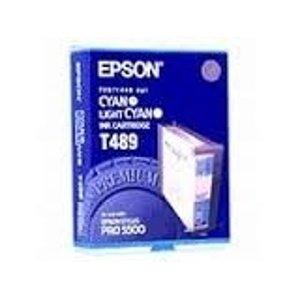 Tonery Náplně Zásobník Epson T489, C13T489011 (Azurový)