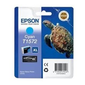 Tonery Náplně Zásobník Epson T1572, C13T15724010 (Azurový)