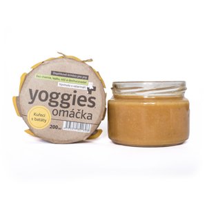 200ml Yoggies omáčka s kuřecím masem a batáty