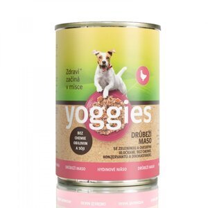 400g Yoggies drůbeží konzerva se zeleninou a ovesnými vločkami