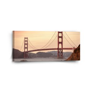 Obraz Golden Gate 2 - 110x50 cm