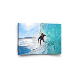 Obraz Surfař na vlně - 60x40 cm