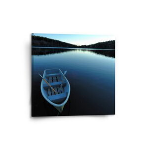Obraz Loďka na jezeře - 50x50 cm