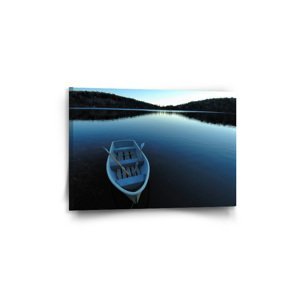 Obraz Loďka na jezeře - 60x40 cm