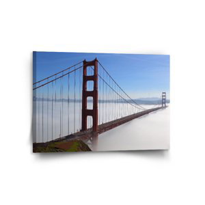 Obraz Golden Gate v mlze - 120x80 cm