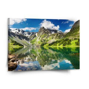 Obraz Odraz hor na jezeře - 150x110 cm