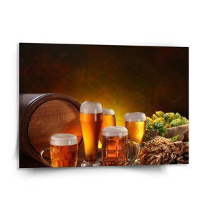 Obraz Sklenice s pivem - 150x110 cm