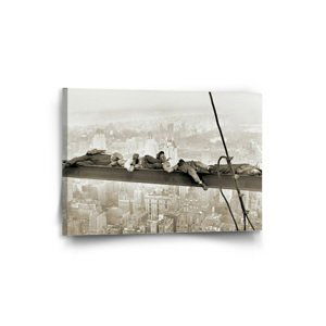 Obraz Ležící zedníci na traverze - 90x60 cm
