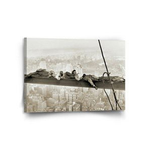 Obraz Ležící zedníci na traverze - 120x80 cm