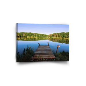 Obraz Molo na jezeře - 90x60 cm
