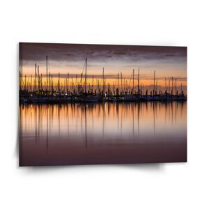 Obraz Večerní přístav - 150x110 cm