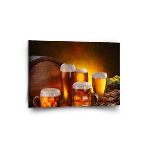 Obraz Krýgly s pivem - 90x60 cm