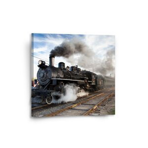 Obraz Parní lokomotiva - 50x50 cm
