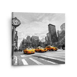 Obraz Žluté taxiky - 110x110 cm