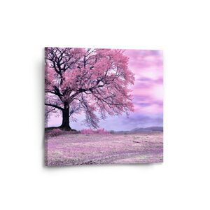 Obraz Růžový strom - 50x50 cm