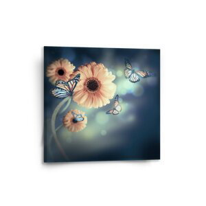 Obraz Květinová abstrakce - 50x50 cm