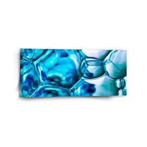 Obraz Modré bubliny - 110x50 cm