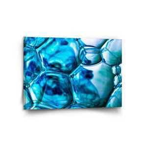 Obraz Modré bubliny - 120x80 cm