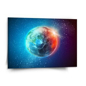Obraz Země ve vesmíru - 150x110 cm