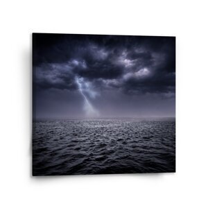 Obraz Bouře nad mořem - 110x110 cm