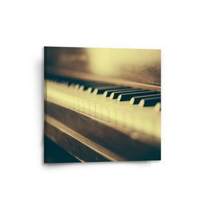 Obraz Klávesy klavíru - 50x50 cm