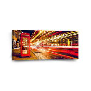 Obraz Noční Londýn - 110x50 cm