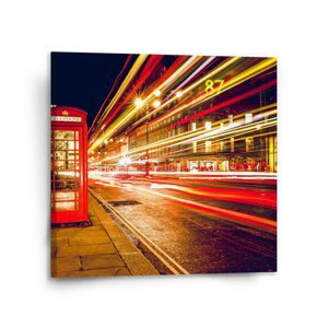 Obraz Noční Londýn - 110x110 cm