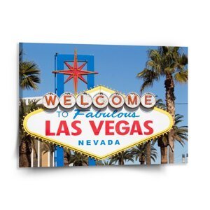 Obraz Welcome to Las Vegas - 150x110 cm