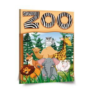Obraz Zoo - 110x50 cm
