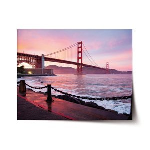 Plakát Golden Gate - 120x80 cm