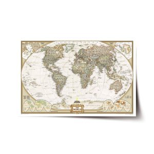 Plakát Mapa světa - 90x60 cm