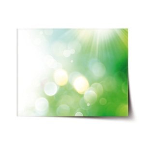 Plakát Zelená abstrakce - 90x60 cm