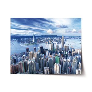 Plakát Město s mrakodrapy - 60x40 cm