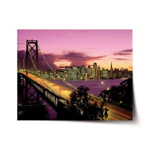 Plakát Rozsvícený most - 60x40 cm